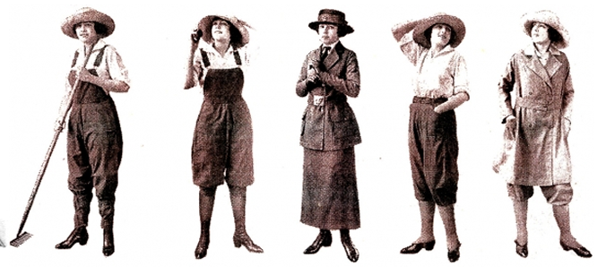 The Effect of World War I on American Fashion - GBACG - the Greater Bay  Area Costumers Guild