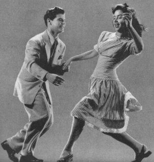1930s Swing dancers