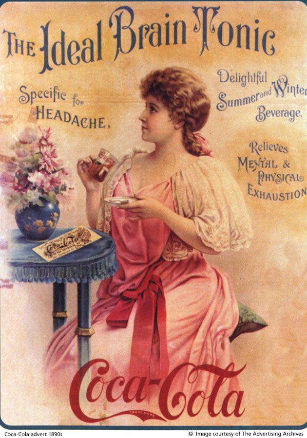 Coca-Cola advertisement from the 1890s