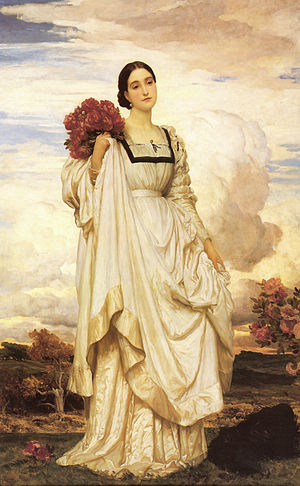 Countess Brownlow in Artistic Dress, painted by Frederick Leighton