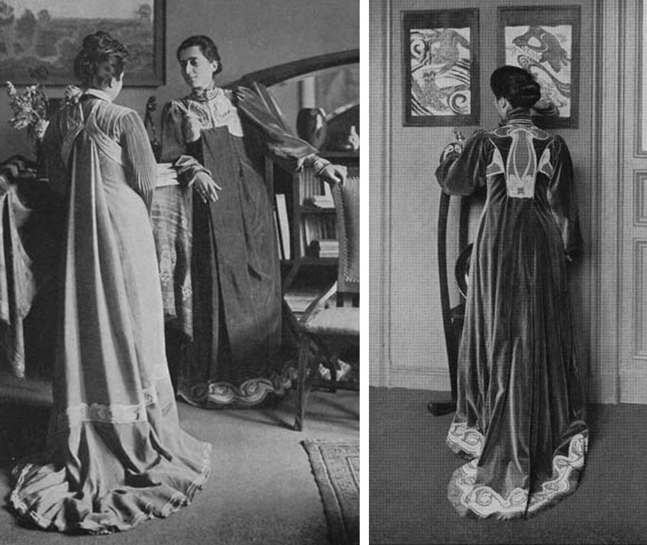 Women's reform dresses, designed by Professor Henry van de Velde. 1902, Victoria & Albert Museum