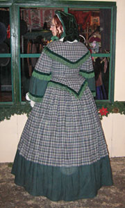 Patterns of History 1857 Promenade Dress