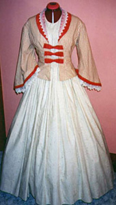 Evolution of Fashion 1853 Woman - Pardessus Coat